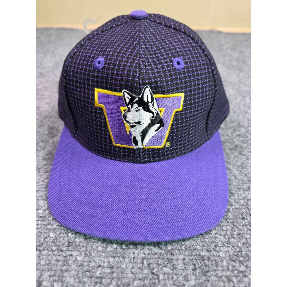 Logo Athletic Washington Huskies Snapback Hat Mens OSFA Purple Vintage NCAA Cap1